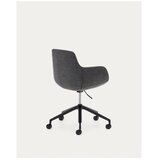 Kave Home Temno siv oblazinjen jedilni stol Tissiana – | Shoptok.si