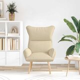  Fotelja Krema 69 x 74 x 93 cm Tkanina i šperploča | shoptok.hr