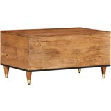  Stolić za kavu 80 x 50 x 40 cm od masivnog drva manga Smeđa | Shoptok.si