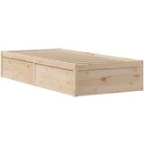 vidaXL Posteljni okvir brez vzmetnice 90x200 cm trdna borovina | Shoptok.si