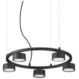 Ideal Lux led luster na sajli minor 5xGX53/9W/230V prečnika 50 cm crna | Eponuda.com