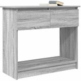 Konzolni stol s ladicama sivi Sonoma 85,5x38,5x74,5 cm | Eponuda.ba