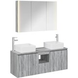  Set ormarića za kupaonicu 4 pcs Siva Sonoma Konstruirano drvo | shoptok.hr