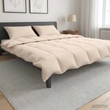  Set deka 2 kom. 260 x 220 cm Sve sezone Kapok vlakno Bež - 260 x 220 cm 50 x 75 cm | shoptok.hr