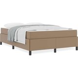  Posteljni okvir z vzmetnico Kapučino 160 x 200 cm Umetna koža | Shoptok.si