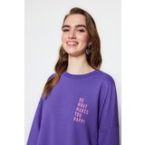 Trendyol Sweatshirt - Purple - Regular fit | Shoptok.si