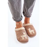Kesi Women's Slippers With Reindeer And Fur Inblu CT000034 Beige Cijene