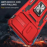 INORCO Za Motorola Moto G13 4G Armor Series PC + TPU, odporno na udarce, telefonsko ohišje Ring Kickstand Cover z drsnim pokrovom kamere, (22035465) | Shoptok.si