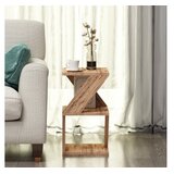 Hanah home Pomoćni stolić Albeni, 29,6x54,2x29,6 cm, Boja oraha | Eponuda.ba