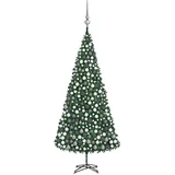  Umjetno osvijetljeno božićno drvce s kuglicama 500 cm zeleno
