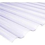 PC valovita ploča (2.000 x 900 x 0,7 mm, plastika, prozirno, glatko, profil: 76/18 mm, okrugli oblik) Cijene