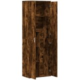  Visoka komoda dimljeni hrast 60x35x180 cm konstruirano drvo | shoptok.hr