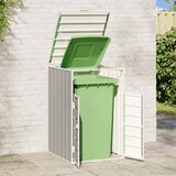  Spremište za jednu kantu za otpad siva 72x81x115 cm čelično | shoptok.hr