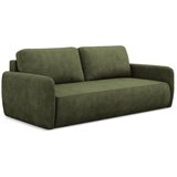 Makamii Zelena raztegljiva/s prostorom za shranjevanje sedežna garnitura iz šenilje 218 cm Lilo – | Shoptok.si