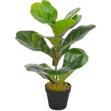 vidaXL Umetna rastlina figovec z loncem zelena 45 cm Cene