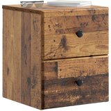  Noćni ormarić za montažu na zid Staro drvo 34,5 x 33 x 40 cm | shoptok.hr