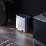 simplehuman Kanta za smeće od nehrđajućeg čelika za odvojeni otpad/s pedalom u mat srebrnoj boji 15 l Dual Mini – | shoptok.hr