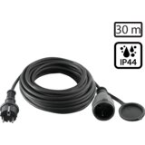 Home produžni strujni kabl, gumirani, 1 utičnica, 30 m, H05RR-F - nv 5-30/G, crni | Eponuda.ba