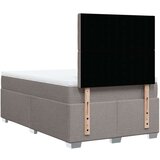 vidaXL Krevet s oprugama i madracem smeđesivi 120 x 190 cm od tkanine | shoptok.hr