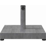  Baza za suncobran Tamno siva drvenasta 45 x 45 x 31,5 cm | shoptok.hr