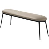Unique Furniture Bež klop iz umetnega usnja Gain – | Shoptok.si