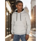 DStreet Bluza męska basic z kapturem jasnoszara | Shoptok.si