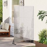  Zaslon za privatnost 100 x 50 x 180 cm Nehrđajući čelik Srebrna | shoptok.hr