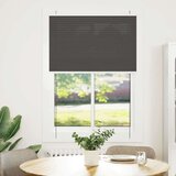 vidaXL Plisirana roleta crna 100x100 cm širina tkanine 99,4 cm | shoptok.hr
