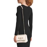 Guess Torba preko ramena 'IZZY' pijesak / zlatna / bijela | shoptok.hr