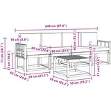  Set vanjskih sofa 5 kom. Prirodna i bež | shoptok.hr