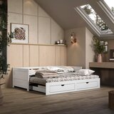 MID.YOU RAZTEGLJIVA POSTELJA 90-180 cm x 200 cm , bela | Shoptok.si