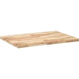 Stolna ploča 100x70x4 cm pravokutna od masivnog drva bagrema | shoptok.hr
