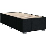 vidaXL Krevet s oprugama i madracem crni 100 x 200 cm od tkanine | shoptok.hr