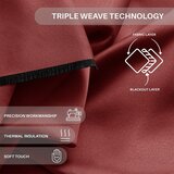AmeliaHome Curtain BLACKOUT color pink style classic tape blackout 140x270 | shoptok.hr