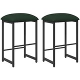  stolica 2 kom. Tamnozelena 40 x 32 x 74 cm | shoptok.hr