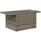  Set od 10 komada vrtnih kauča s jastučićima sivi poli ratan | shoptok.hr