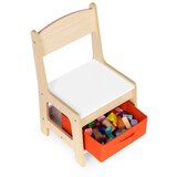 ECO TOYS Dječji set namještaja – stol i 2 stolca s pločom za pisanje crvena | shoptok.hr
