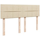  Krevet s oprugama i madracem krem 140x200 cm od tkanine | shoptok.hr