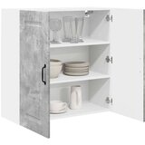 vidaXL Zidni kuhinjski ormarić s policom Betonski sivi 80 x 31 x 80 cm | shoptok.hr