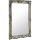 Maison Chic Stensko Ogledalo - Zrcalo - Kozmetično ogledalo v baročnem stilu 50x80 cm srebrno, (21698062) | Shoptok.si