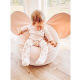 The Brooklyn Kids Svijetlo ružičasta baršunasta dječja vreća za sjedenje Ears | shoptok.hr