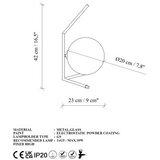Opviq Stolna lampa Luminar-14166, 23x28x42 cm, IP20, Zlatne boje | Eponuda.ba
