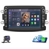 JUNSUN 7" Avtoradio Android 13 s CarPlay za Renault Dacia Duster Sandero Lada | GPS Navigacija, Wi-Fi, Bluetooth, DAB+, SWC, USB,FM,64GB, (22127983) | Shoptok.si