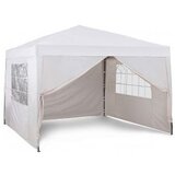 Vonhaus pop up paviljon 3 x 3m z utežmi - ivory | Shoptok.si