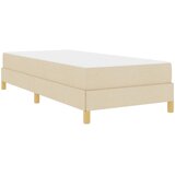  s opruga kutije s madracem Krema 80 x 200 cm tkanina | shoptok.hr
