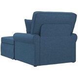  Ležaljka s suknjom s jastukom s jastukom 3 pcs Plava tkanina | shoptok.hr