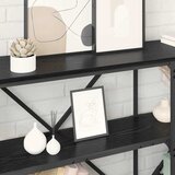  Konzolna stolica Crni hrast 180 x 30 x 75 cm Konstruirano drvo | shoptok.hr