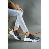 Riccon Women's Sneakers 0012146 Black and White Cene