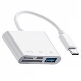 Kettz Čitač kartica 4u1 USB Type C beli | ePonuda.com