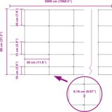 vidaXL Ograde s postovima 11 kom U-kanal 80 cm Galvanizirani čelik | shoptok.hr